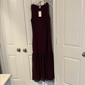 a new day Sleeveless Maxi Dress in Rich Burgundy